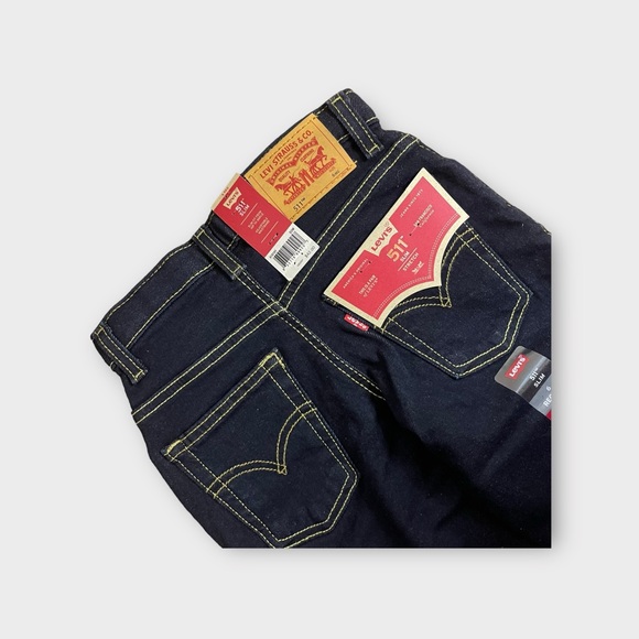 Levi's 511 Slim Stretch Dark Wash Jeans - Picture 5 of 5